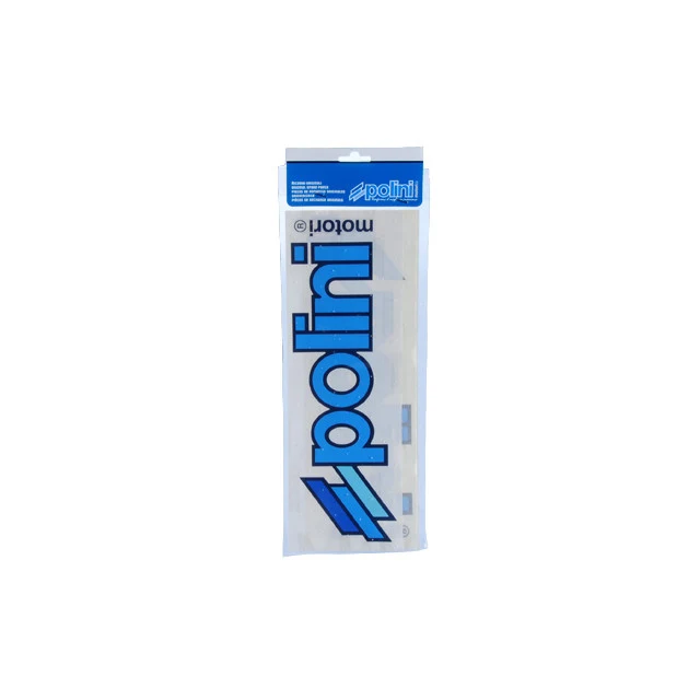 Pegatinas Polini 34x11cm contorno azul