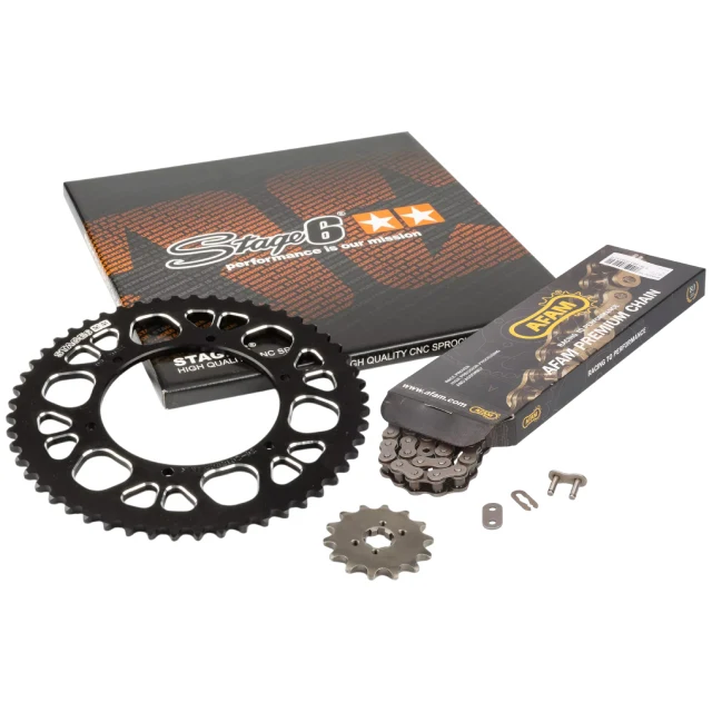 Kit de arrastre Aprilia SX / Derbi DRD / GPR 50cc 14x53 420 Stage6