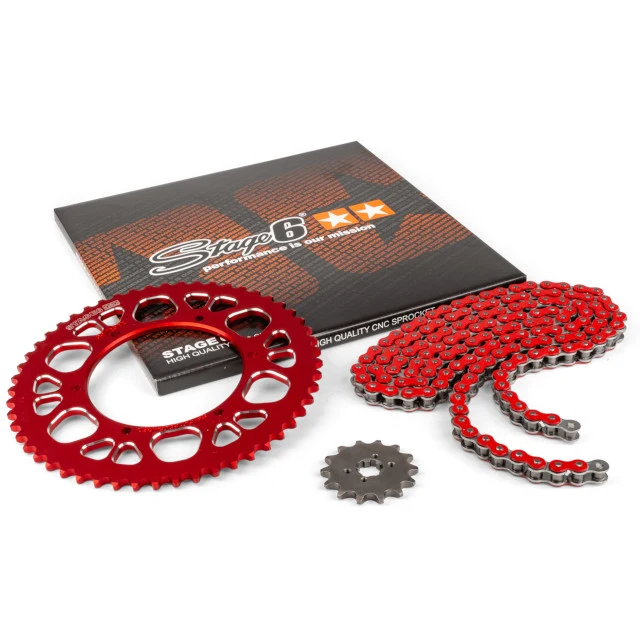 Kit de arrastre Aprilia SX / Derbi DRD / GPR 50cc 14x53 420 Stage6