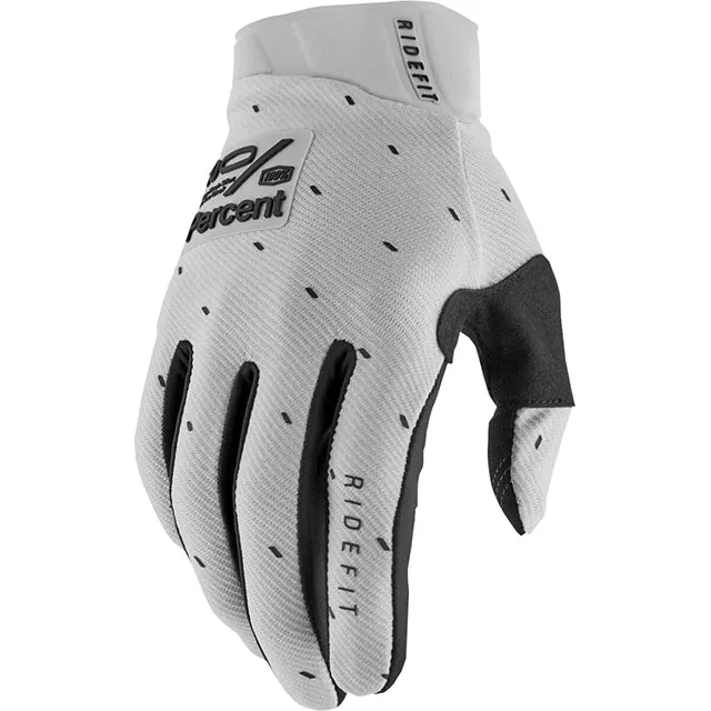 Guantes Motocross 100% Ridefit Slasher plata