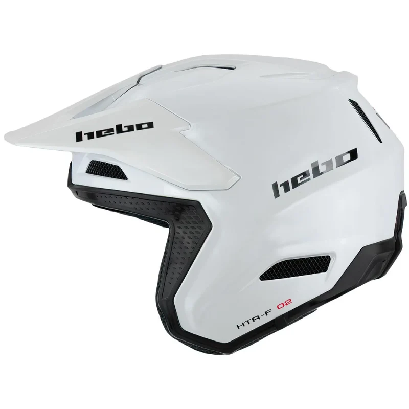 Casco Hebo Zone Pro Monocolor - Blanco Brillo