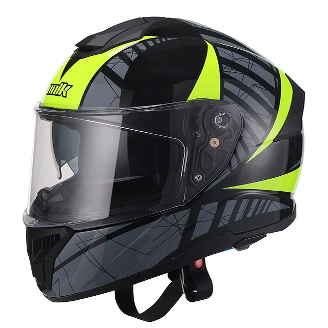 Casco Unik CFI-19 - Negro/Amarillo