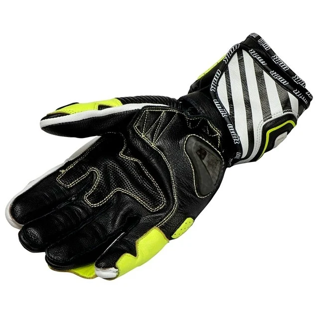 Guantes con protección invierno Unik R-9 Weathertek negro-amarillo flúor