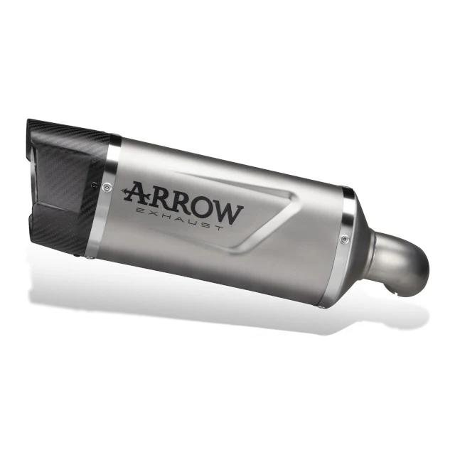 Silenciador Arrow Indy Race EVO Benelli TRK 502 X 21-23 - aluminio