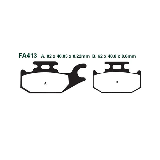 Pastillas de freno traseras Suzuki Burgman 125/200 14-22 EBC HH - sinterizadas