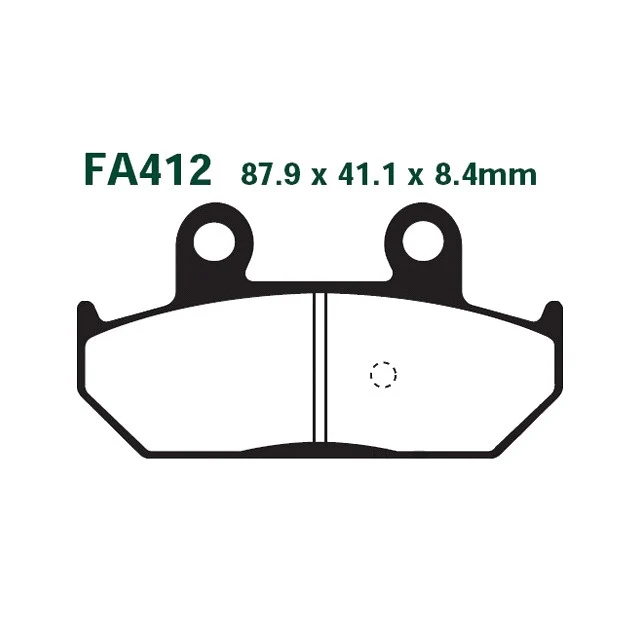 Pastillas de freno traseras Suzuki Burgman 400/650 EBC - orgánicas