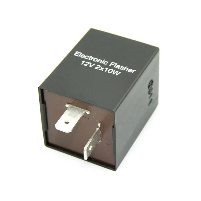 Relé intermitentes CC 12V T10W 2 terminales Vparts