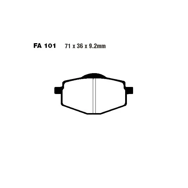 Pastillas de freno Yamaha DT 50 R 91-97 EBC