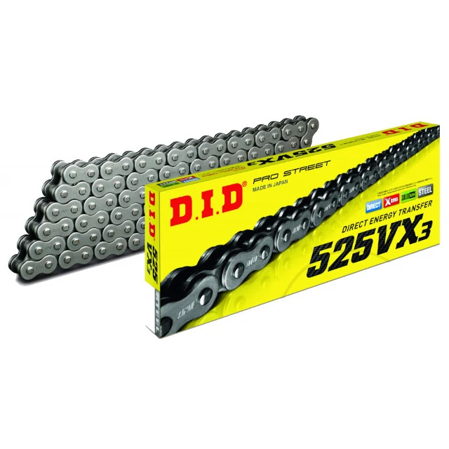 Cadena de transmisión X-Ring paso 520 VX3 106 eslabones G&B D.I.D - acero