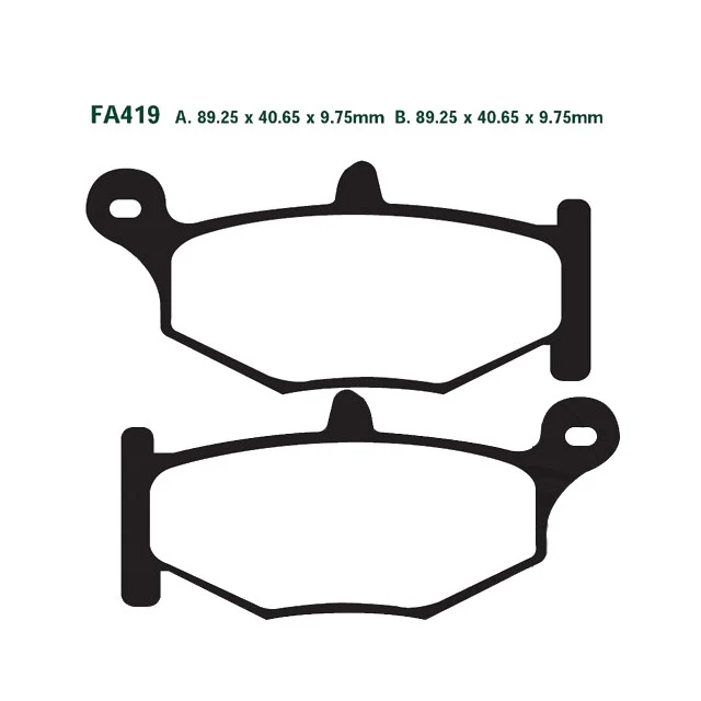 Pastillas de freno traseras Suzuki GSX-R 600 06-10 EBC