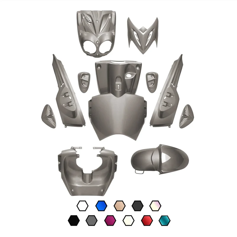 Kit carenados Yamaha Slider / MBK Stunt 11 piezas AllPro
