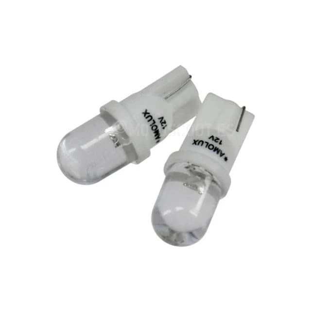 Juego bombillas de posición Amolux LED T10 - elige color:
