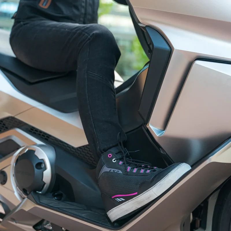Botas LS2 Zoe Woman - Negro/Lila
