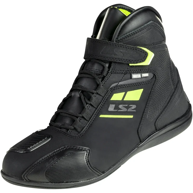 Botas LS2 Garra Man Waterproof - Negro/Amarillo