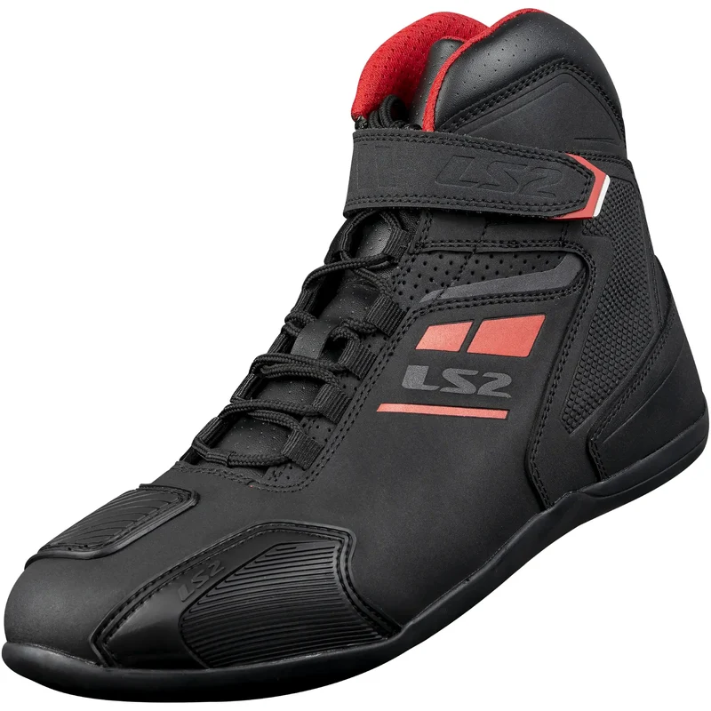 Botas LS2 Garra Woman - Negro/Rojo