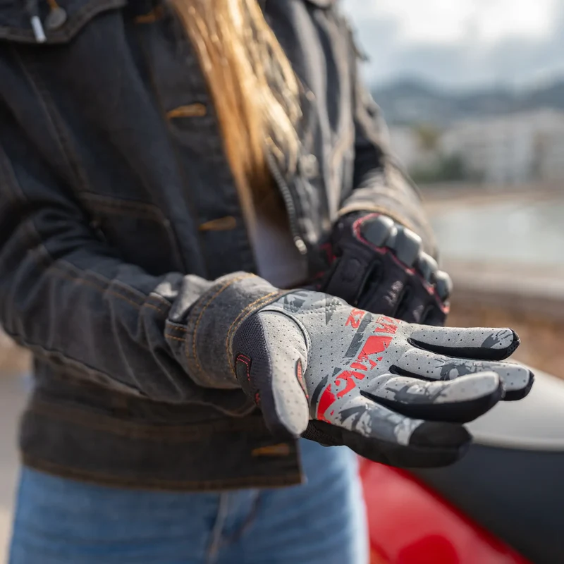 Guantes LS2 Chaki Woman - Negro