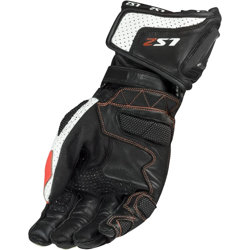 Guantes LS2 Swift Man - Negro/Blanco/Rojo