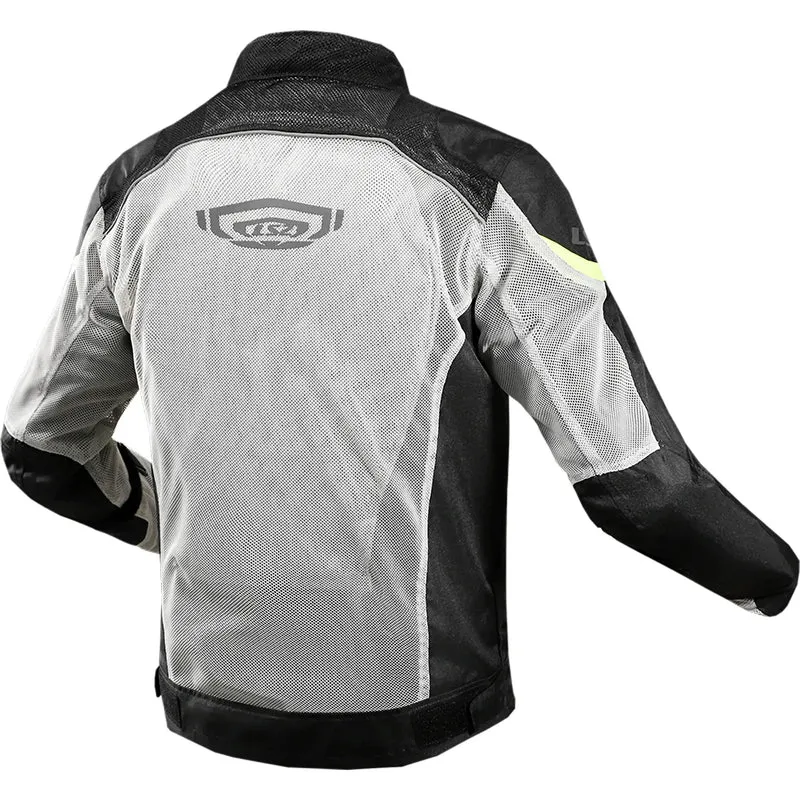 Chaqueta LS2 Airy Man - Negro/Gris/Amarillo