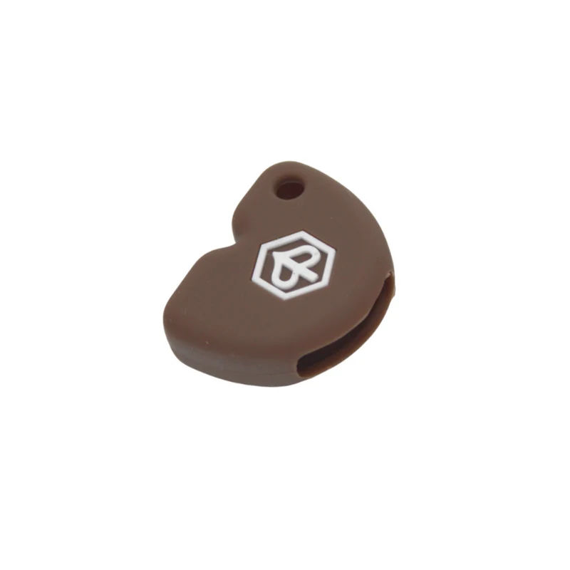 Couverture clé Logo Piaggio Brown
