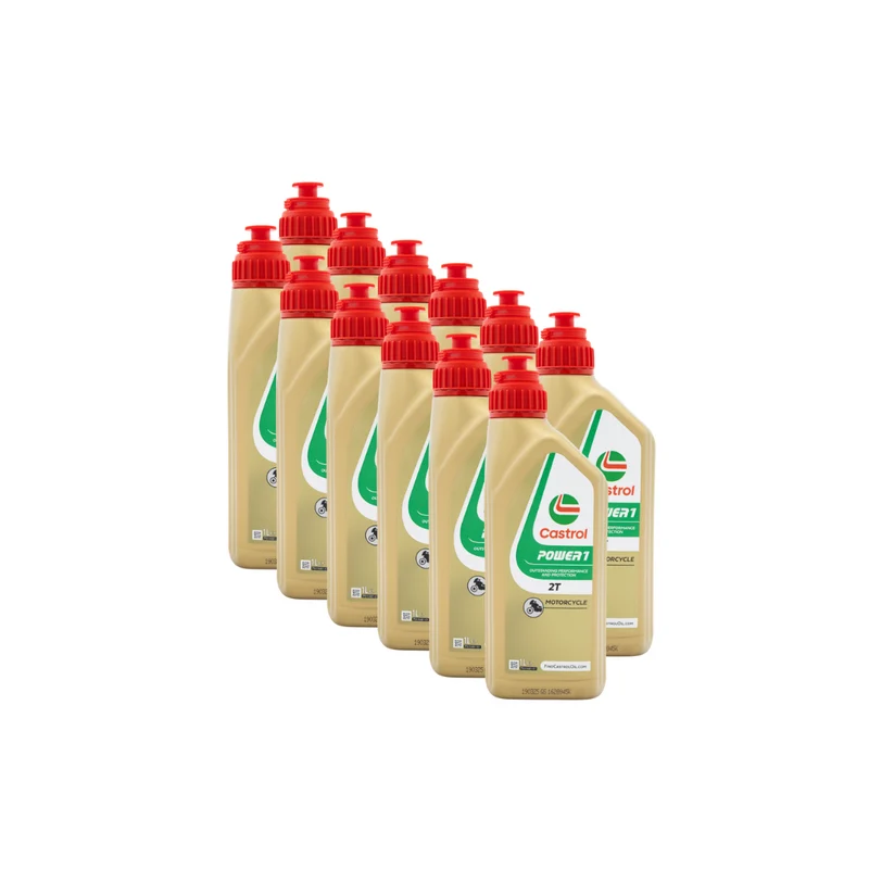 Huile Castrol Power RS/1 2 temps 12x1 litre Value Pack