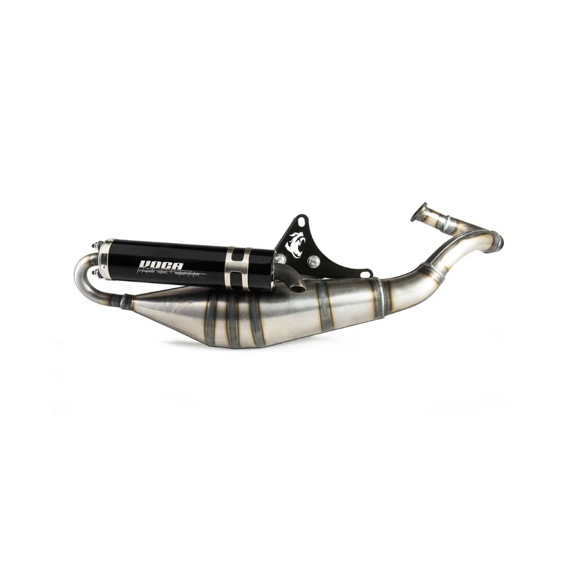 Pot d'échappement Voca 50-70cc Noir Piaggio / Gilera 2 Temps