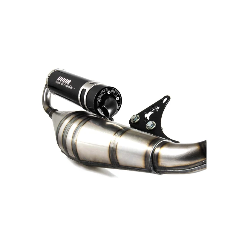 Pot d'échappement Voca 50-70cc Noir Piaggio / Gilera 2 Temps