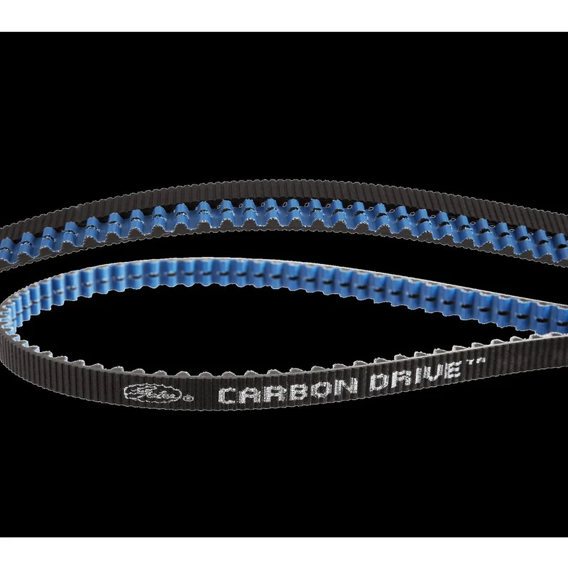 Courroie carbone Gates CDX Carbon Drive 120 dents noir/bleu