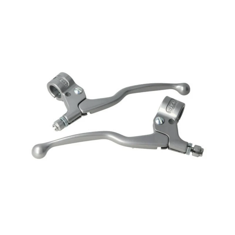 Jeu de leviers de frein Lusito Long Gloss Grey Puch Maxi / Universal