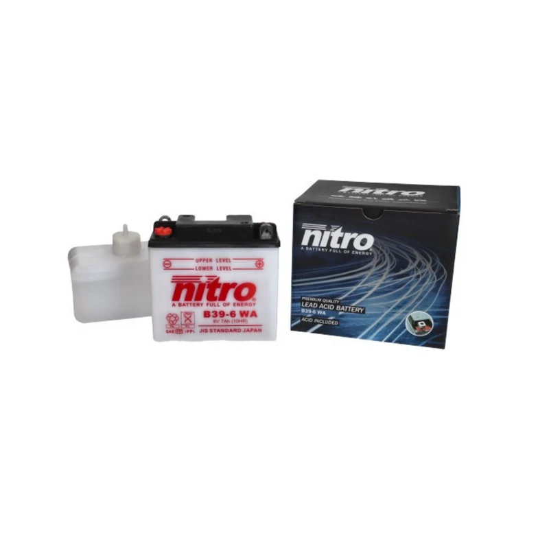 Batterie Nitro 6N7-1 B39-6 6V Puch Monza / Bravo / MS50