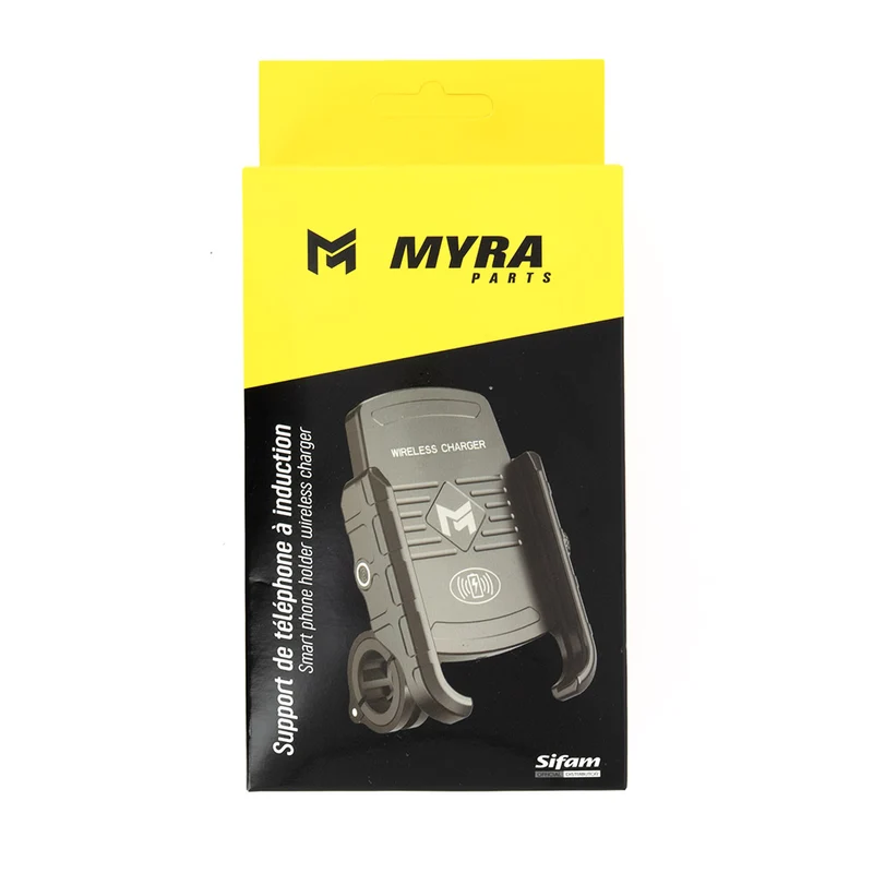 Support de téléphone moto à induction - Myra