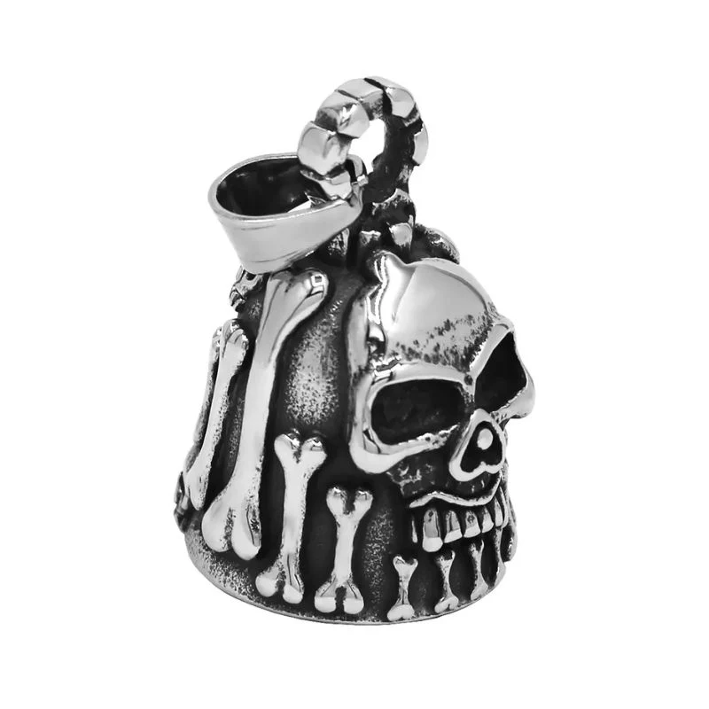 Guardian bell - Tête de mort et os