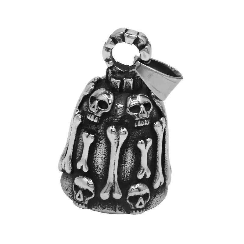 Guardian bell - Tête de mort et os