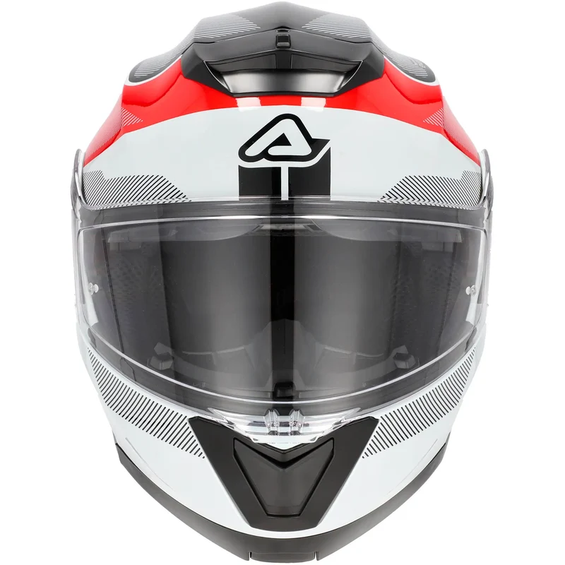 Casco Acerbis Serel 22.06 Solid - Negro/Blanco/Rojo