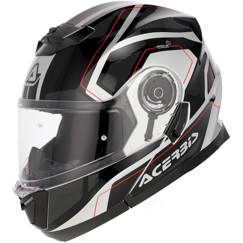 Casco Acerbis Serel 22.06 Graphic - Negro/Gris