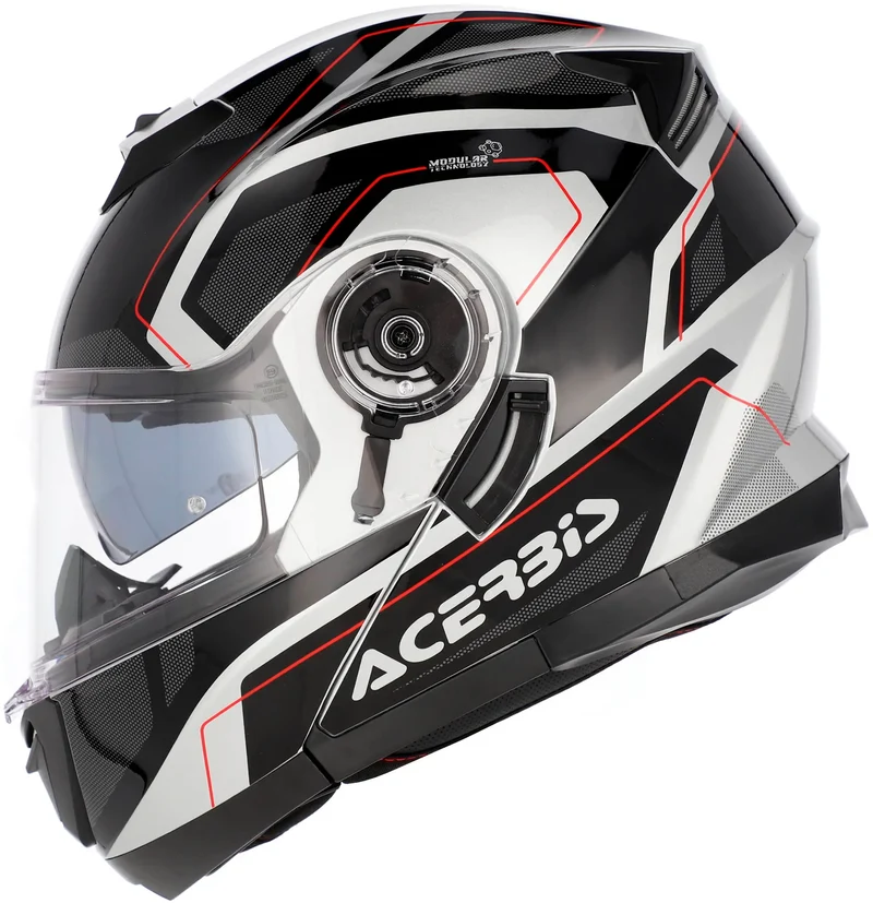 Casco Acerbis Serel 22.06 Graphic - Negro/Gris
