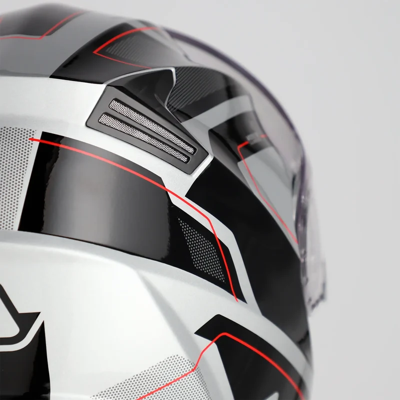 Casco Acerbis Serel 22.06 Graphic - Negro/Gris