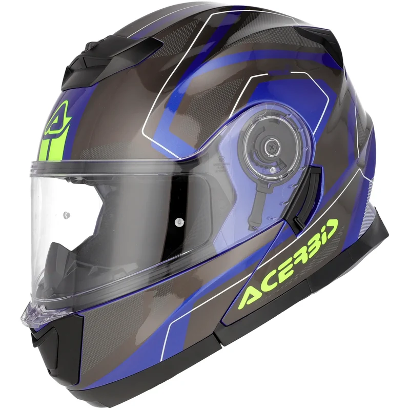Casco Acerbis Serel 22.06 Graphic - Azul/Amarillo