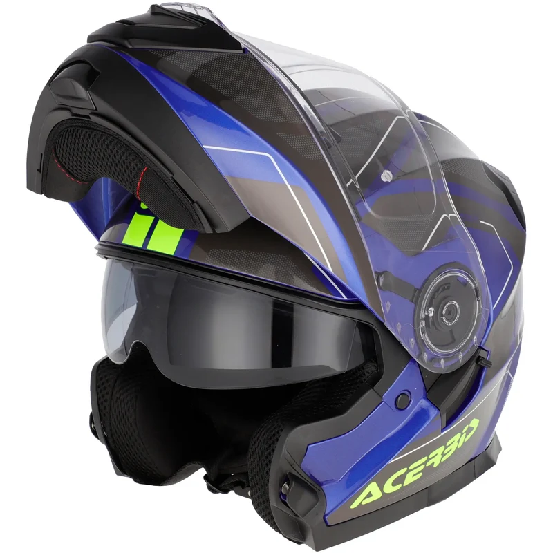 Casco Acerbis Serel 22.06 Graphic - Azul/Amarillo
