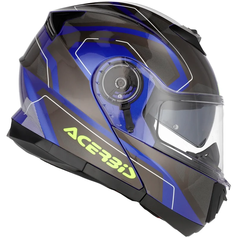Casco Acerbis Serel 22.06 Graphic - Azul/Amarillo