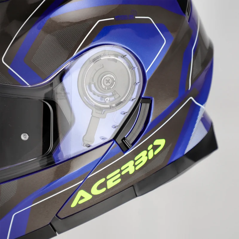 Casco Acerbis Serel 22.06 Graphic - Azul/Amarillo