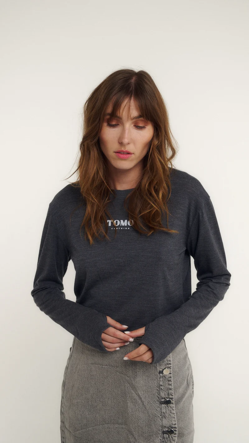 T-shirt manches longues laine YOAN 001.