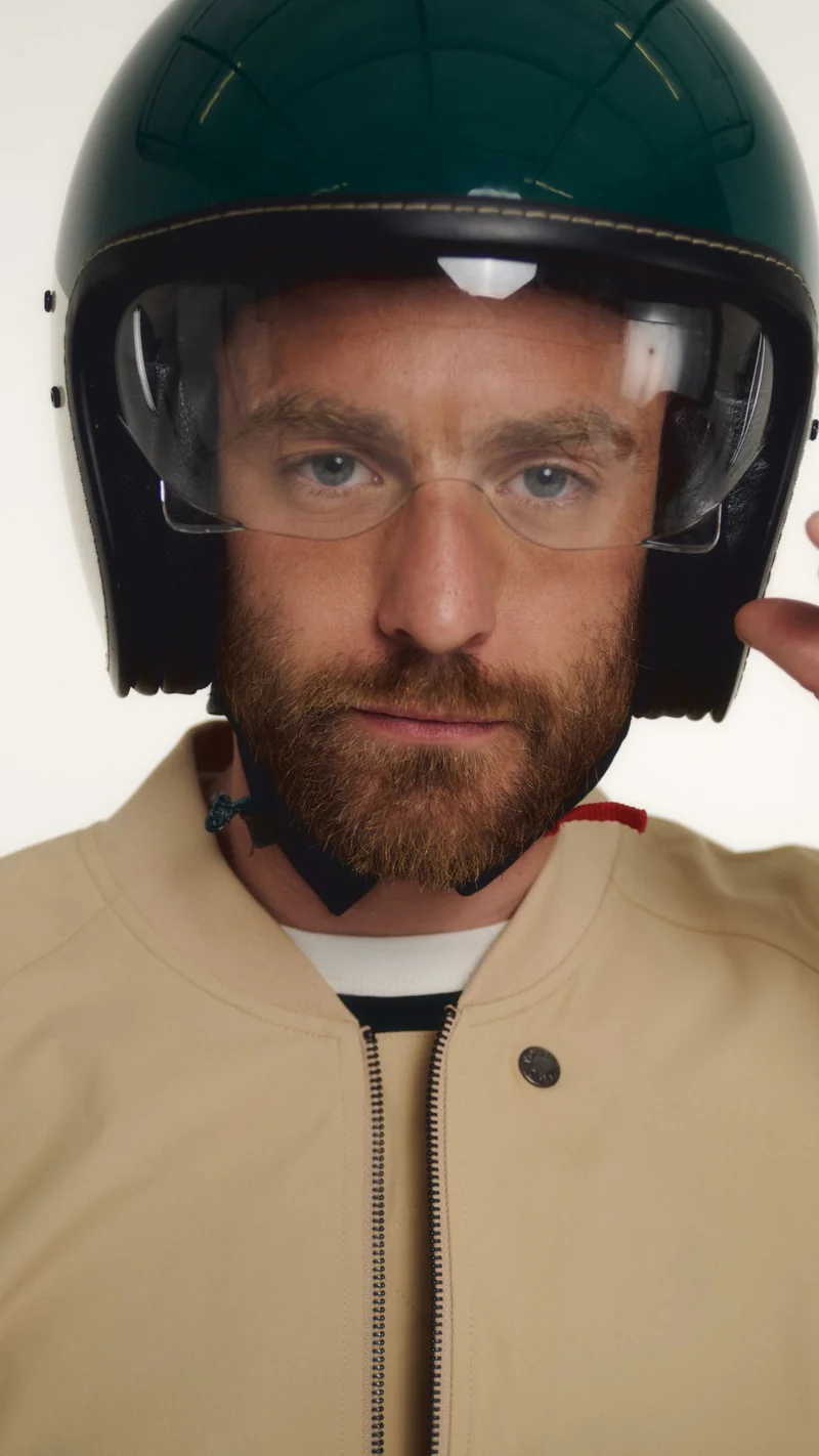 Casque jet moto et scooter ANDY 001.