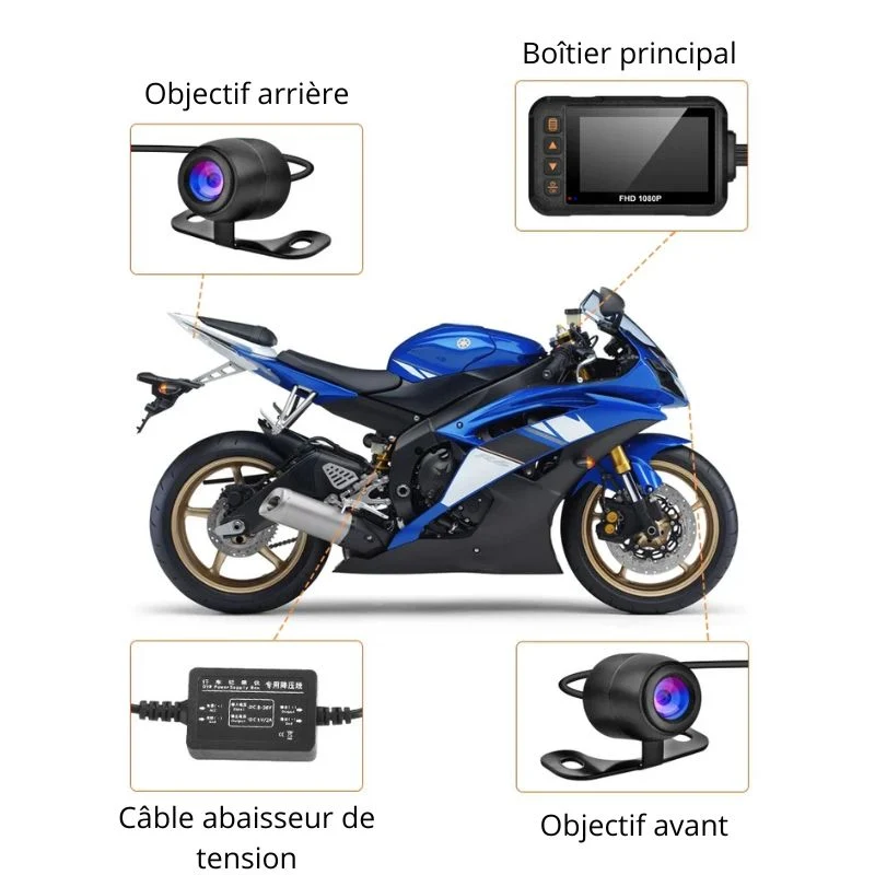 Dashcam moto - NitroCam Evo