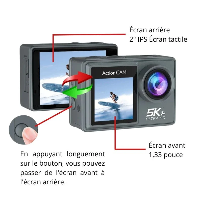 Caméra pour moto - AT M40TR