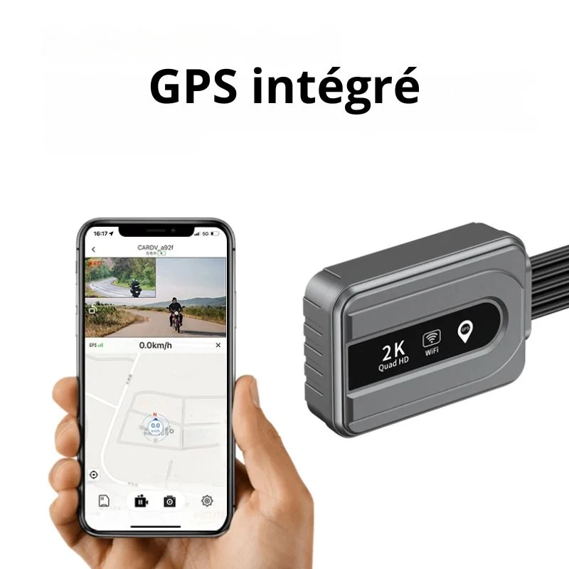 Dashcam moto - 2K Quad HD