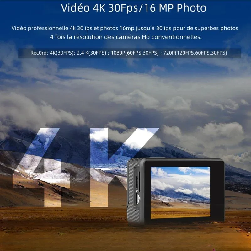 Caméra pour moto - Vortex 4K