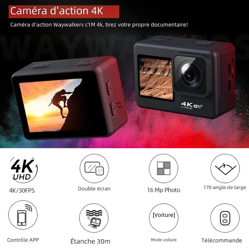 Caméra pour moto - Vortex 4K