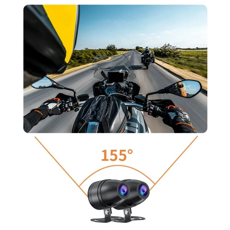 Dashcam moto - IronTrack DualCam