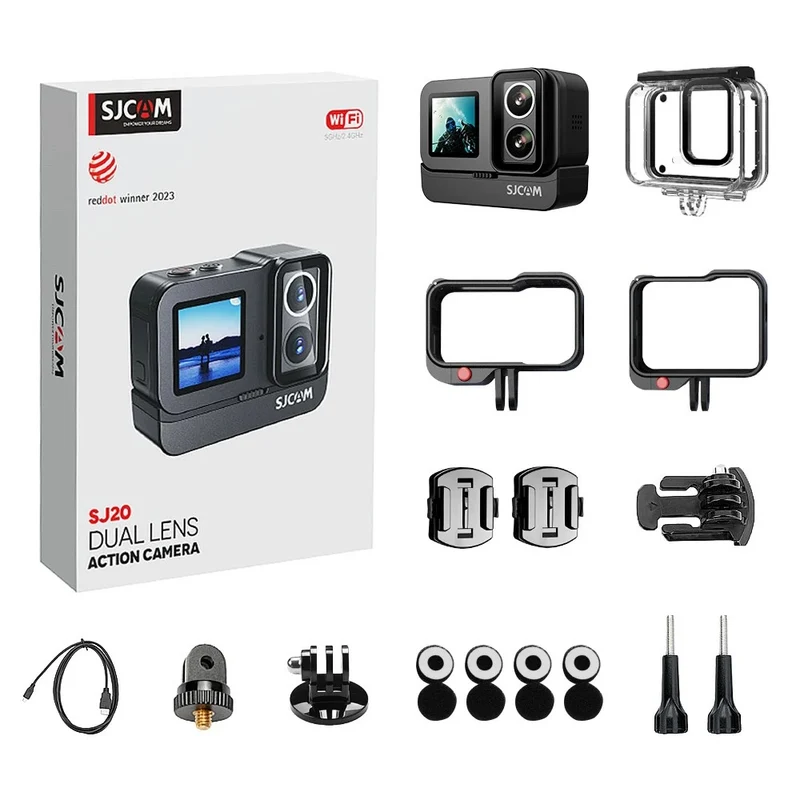 Caméra pour moto - SJ20 Dual Lens