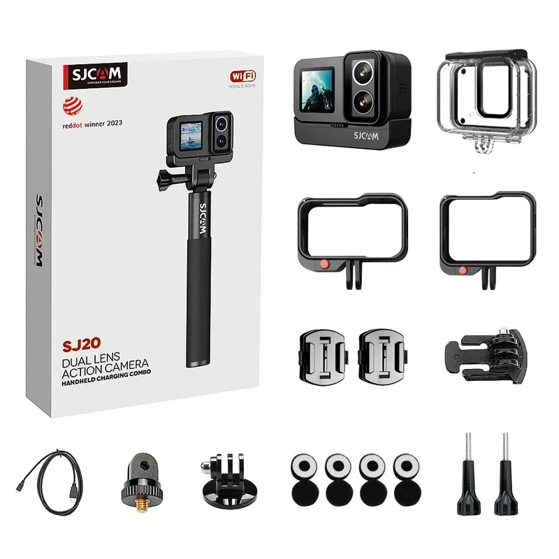 Caméra pour moto - SJ20 Dual Lens